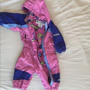 Columbia 18m Pink and Blue Infant Snowsuit